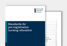 Thumbnail for Standards for pre-registraton nursing education