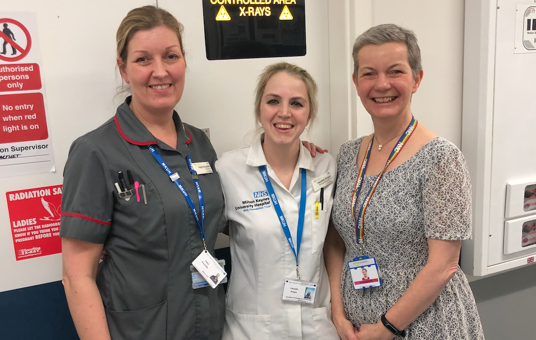 Andrea Sutcliffe joins nursing associates at Milton Keynes University Hospital (MKUH)