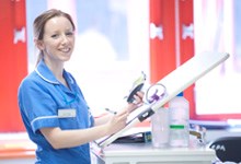 nurse smiling nurse smiling